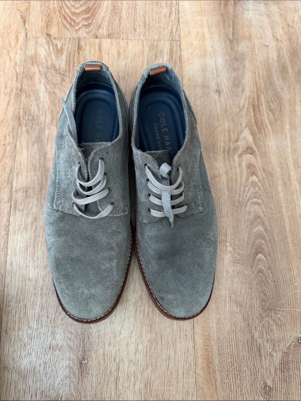 Cole Haan Men's Gray Suede shoes
